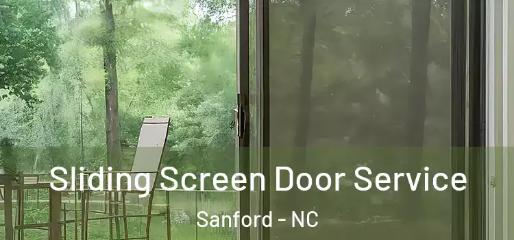 Sliding Screen Door Service Sanford - NC